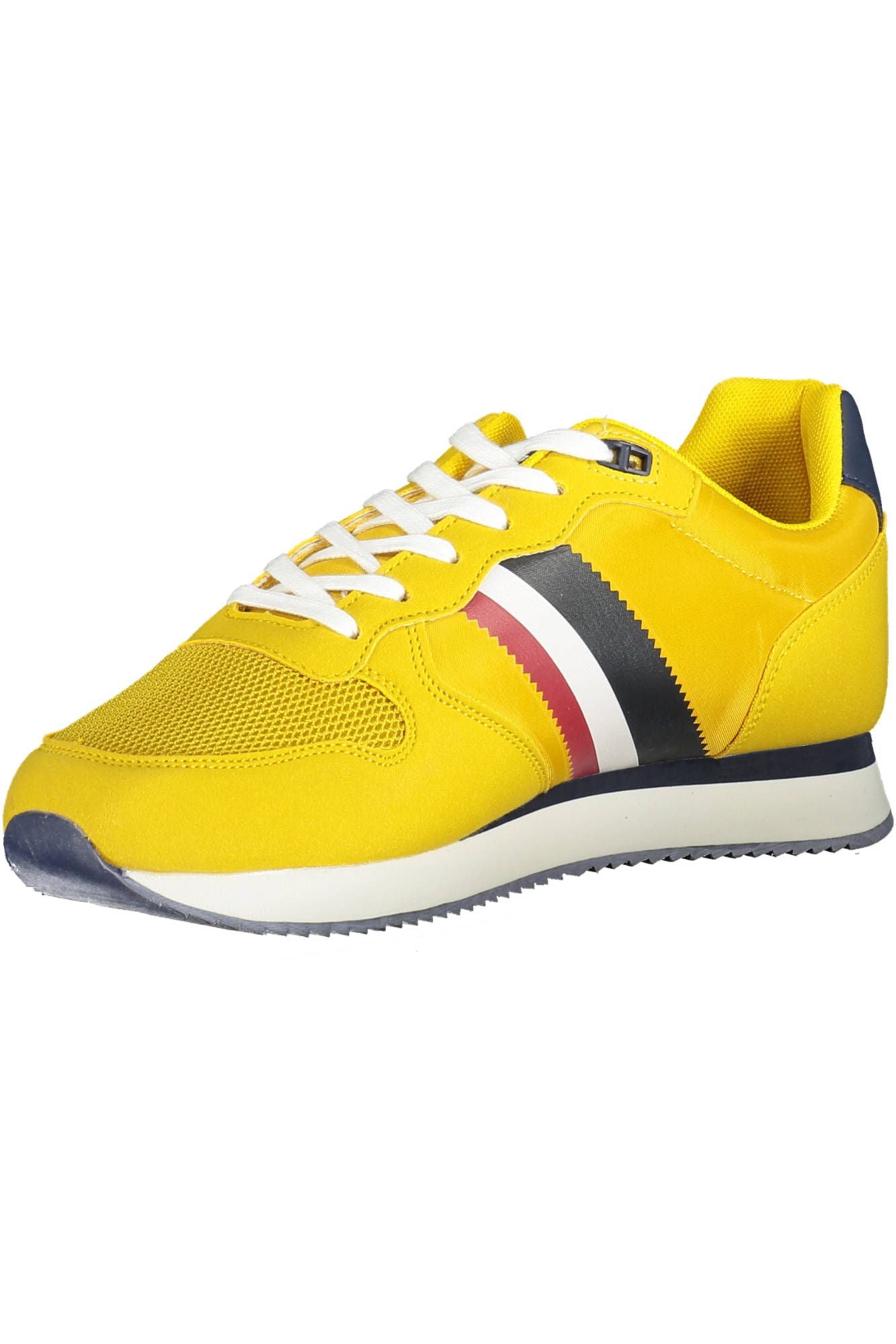 Sporty Lace-Up Sneakers with Logo Accent