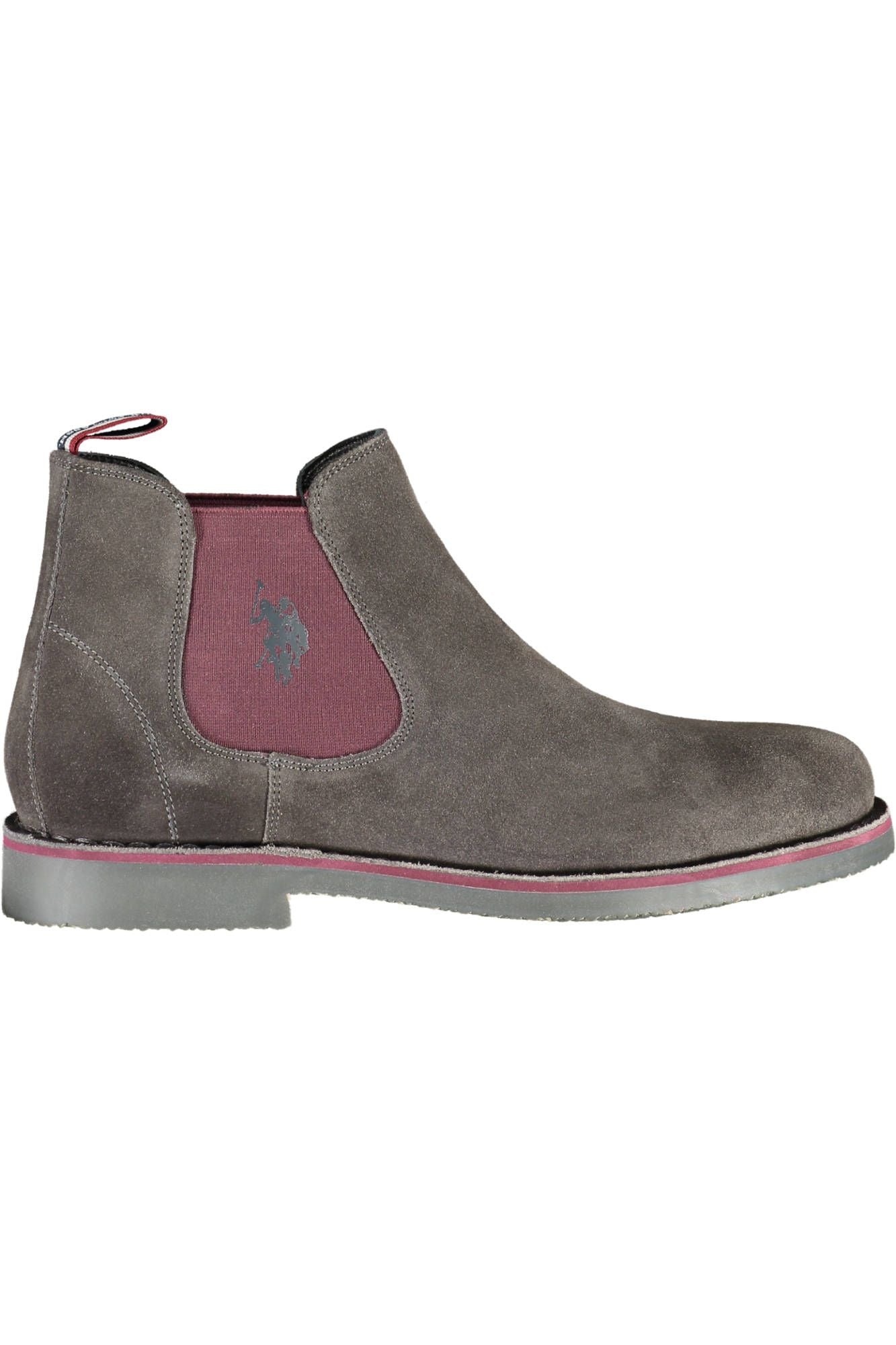 Gray Polyester Boot