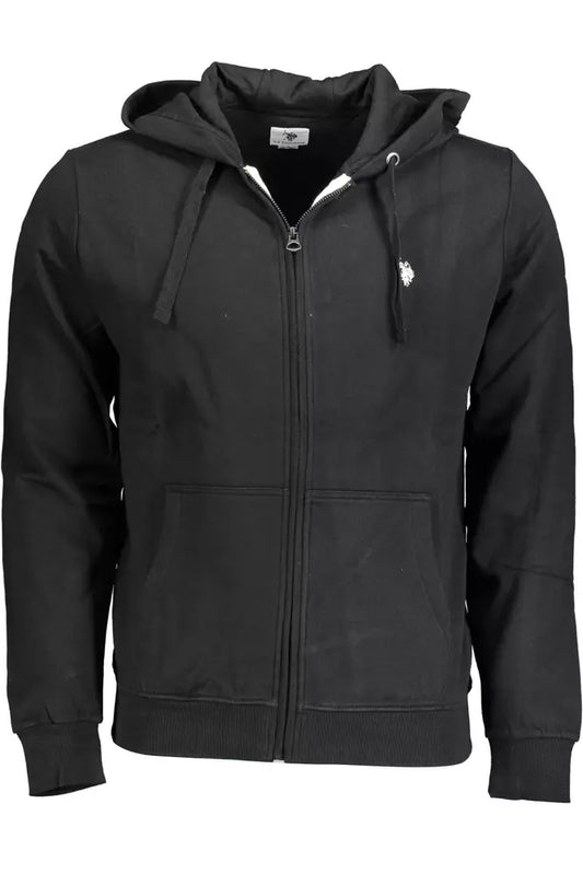 Classic Zippered Hoodie with Embroidered Logo