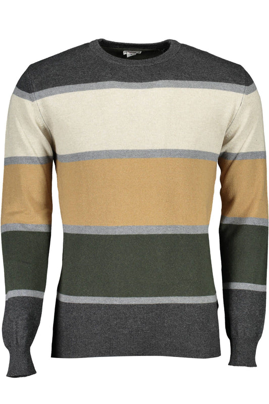 Elegant Beige Wool Sweater for Men