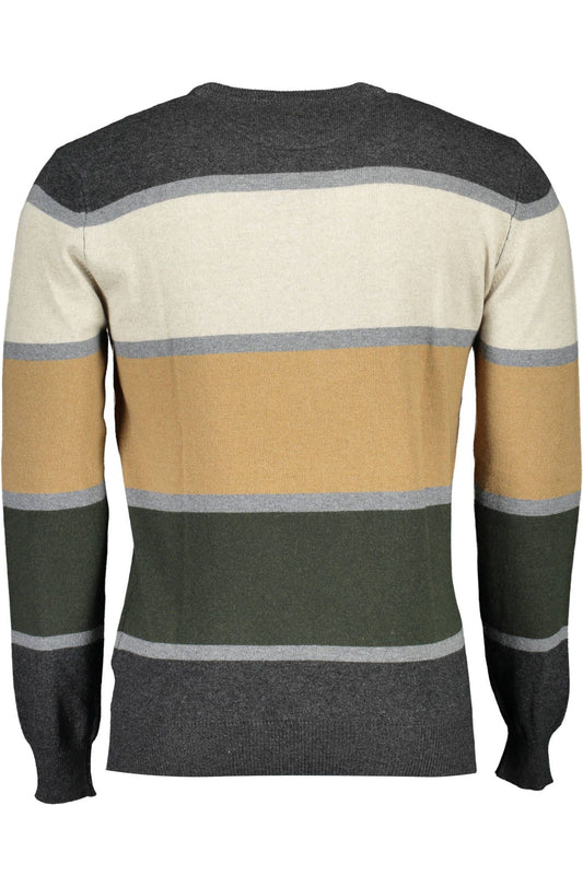 Elegant Beige Wool Sweater for Men