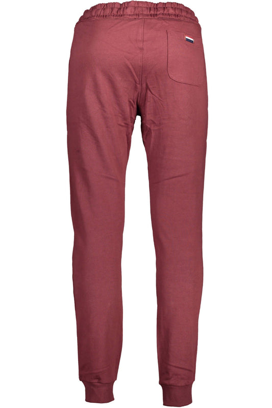 Elegant Purple Cotton Sports Pants