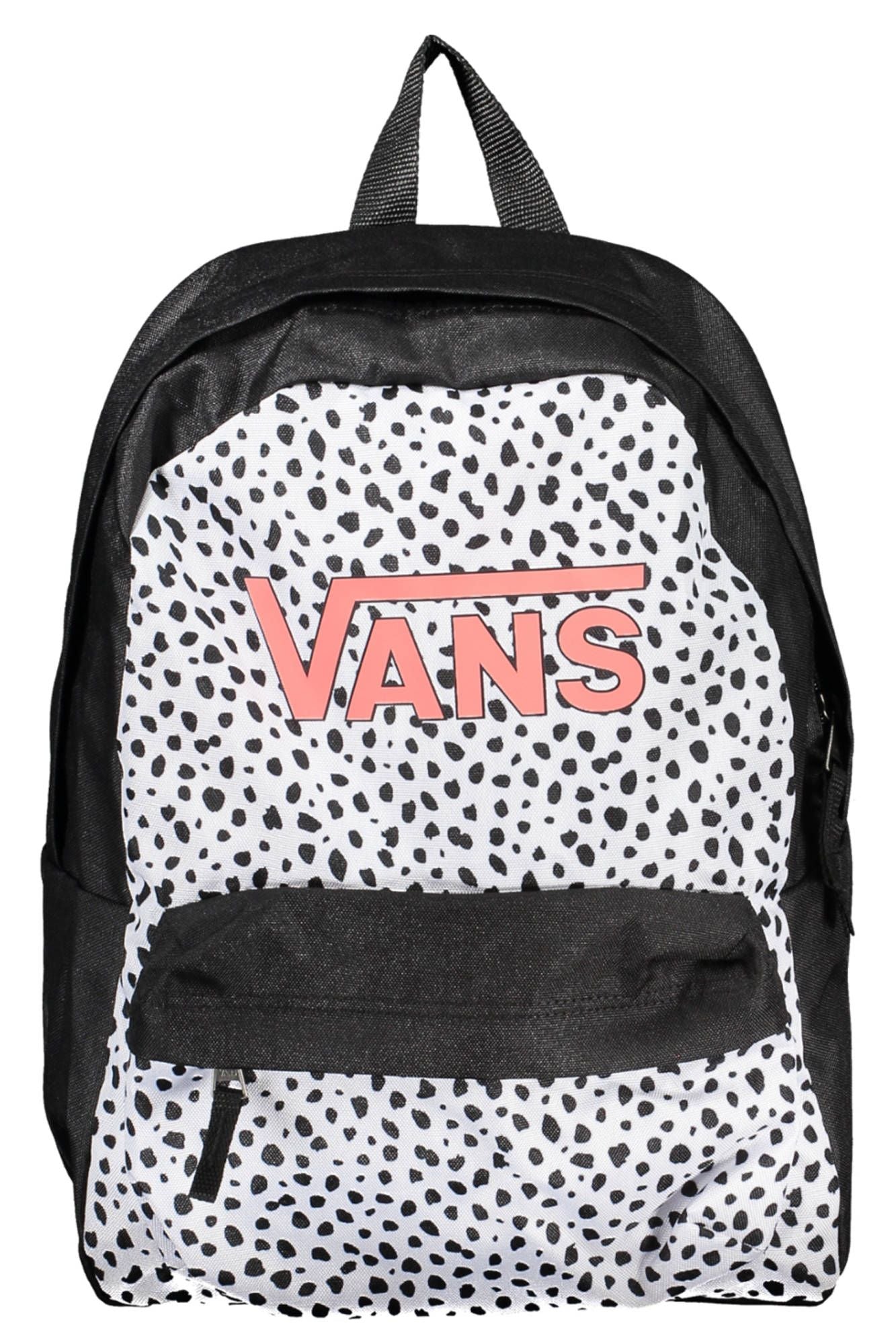 Chic Black Logo Backpack with Contrasting Details