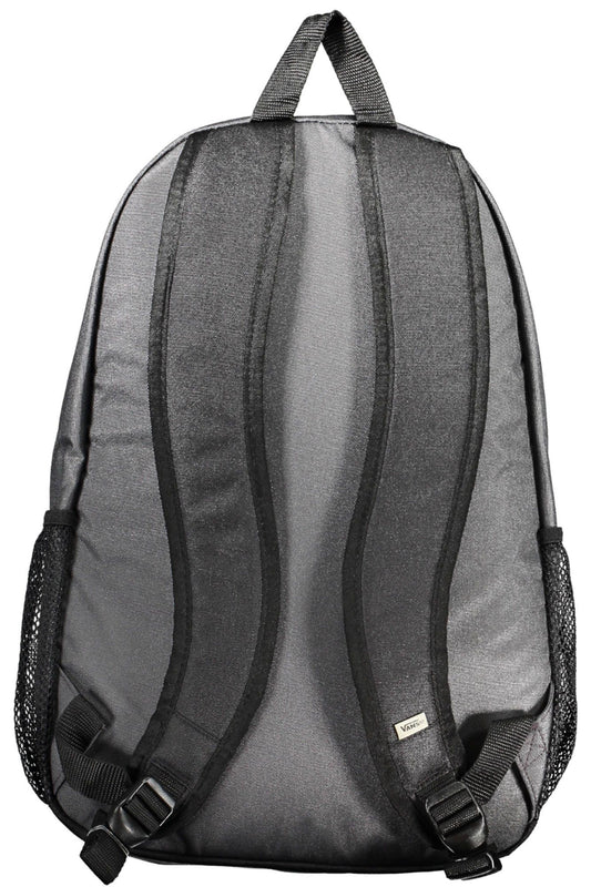 Chic Urban Gray Backpack With Contrasting Details